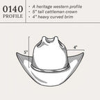 Rancher 6X Cowboy Hat