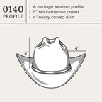 Mezcal 6X Cowboy Hat