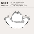 Southpoint 10X Straw Cowboy Hat