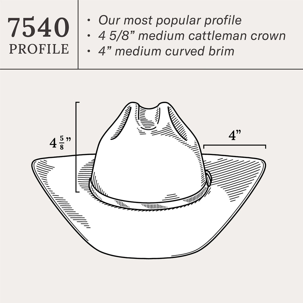 Apache 4X Cowboy Hat