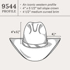 Broken Bow 10X Straw Cowboy Hat