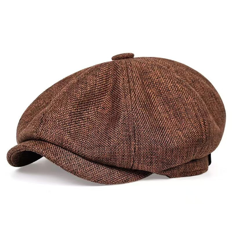 Peaky Blinders Hats,Handmade Wool Newsboy Cap: Vintage Style Gatsby Hat