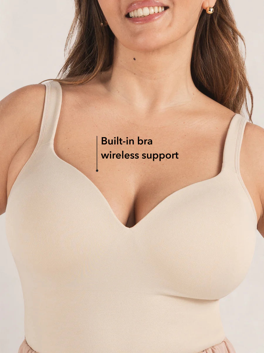 Shapewear Essentials Sweetheart Built-In Bra Shaper Cami