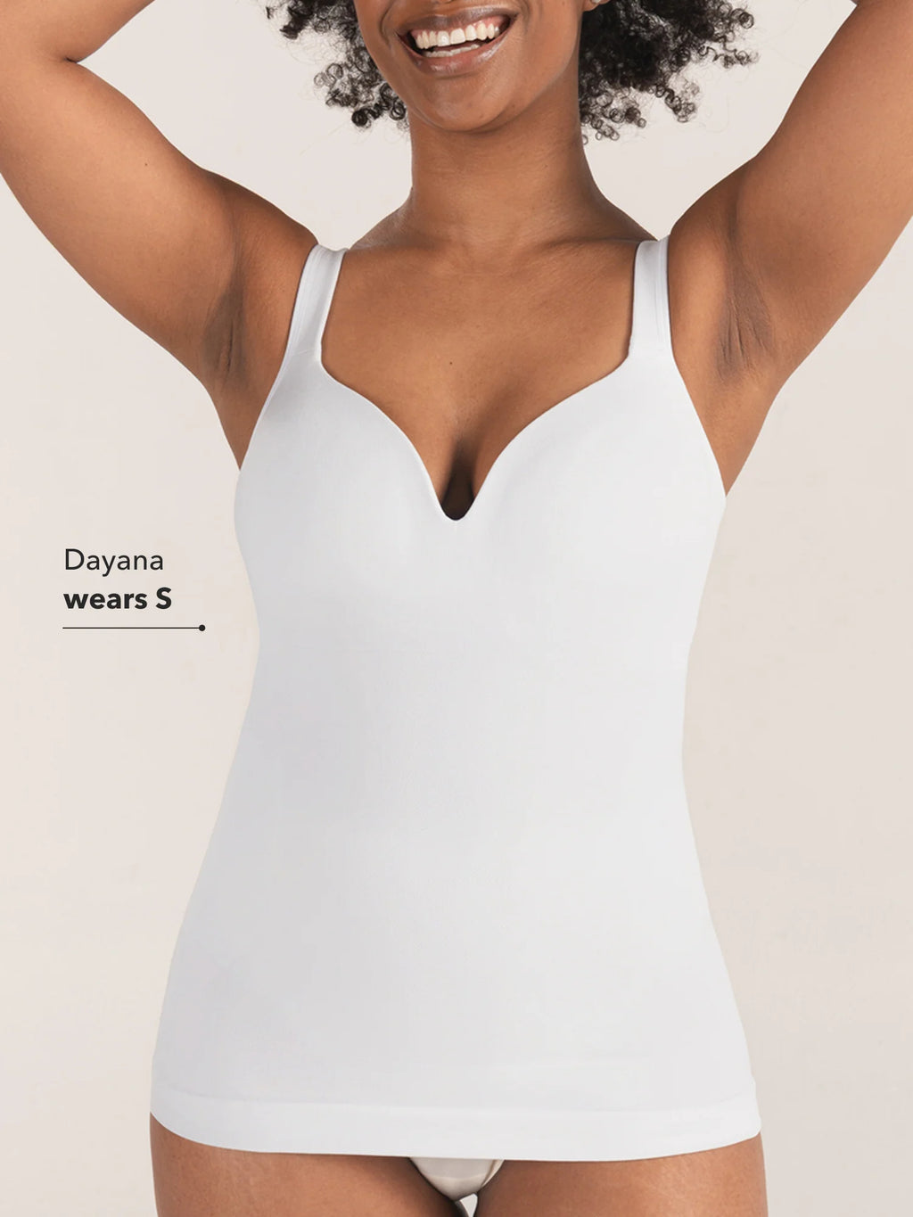 Shapewear Essentials Sweetheart Built-In Bra Shaper Cami