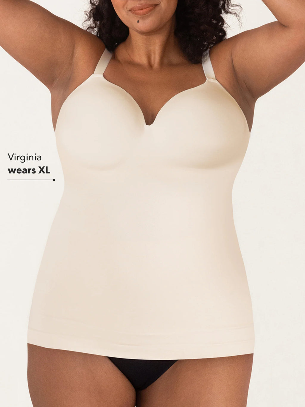 Shapewear Essentials Sweetheart Built-In Bra Shaper Cami