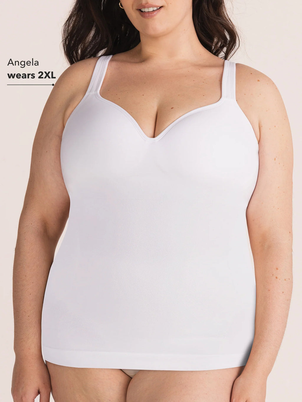 Shapewear Essentials Sweetheart Built-In Bra Shaper Cami