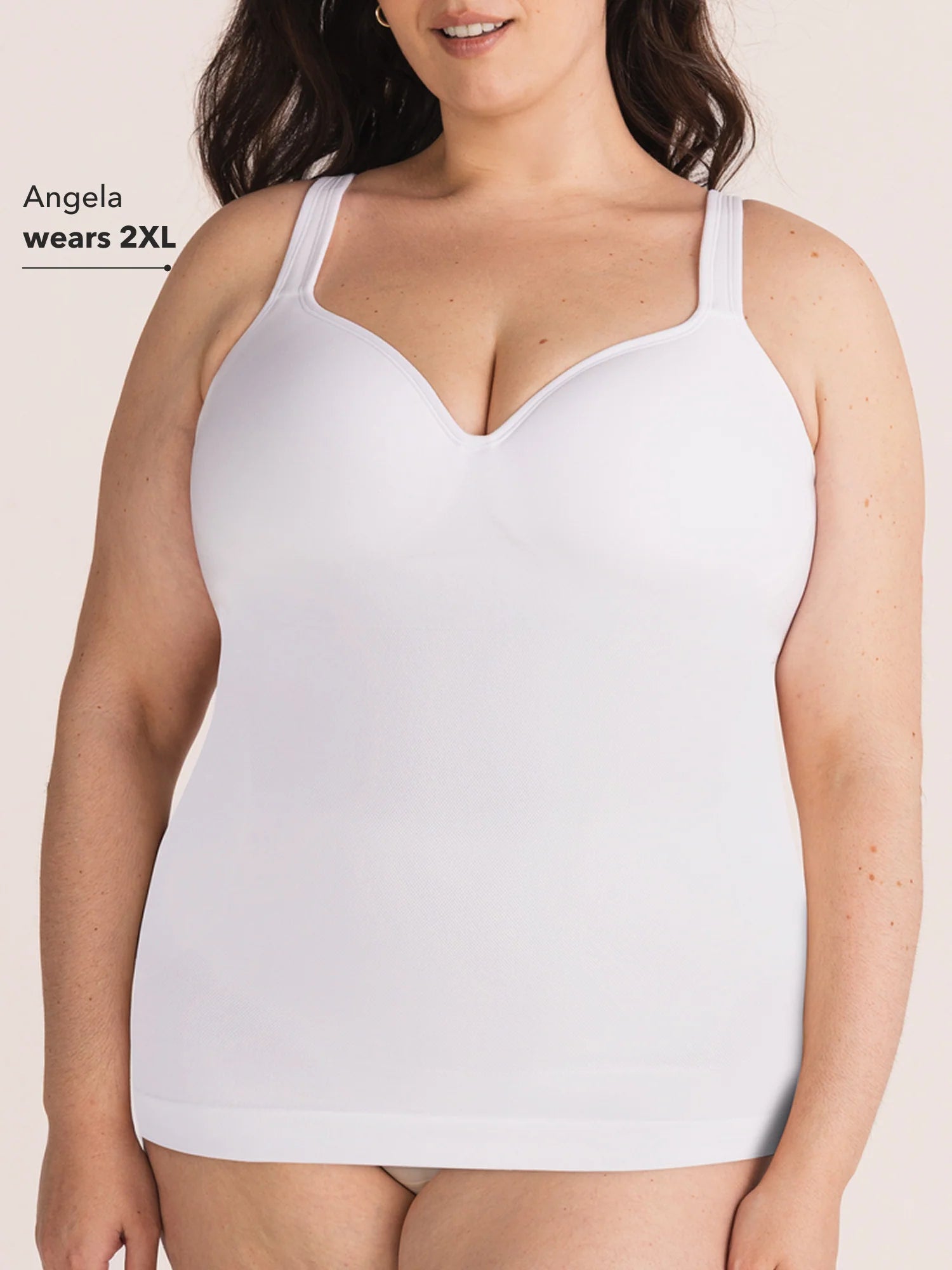 Shapewear Essentials Sweetheart Built-In Bra Shaper Cami