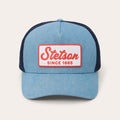 Washed Denim 1865 Patch Trucker Cap