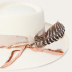 Kings Row Shantung Straw Fedora