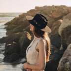 Midtown Wide Flat Brim Hat