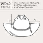 Canyon 20X Straw Cowboy Hat