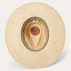 Chorus Straw Flat Brim Hat