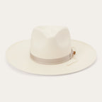 JW Marshall Straw Flat Brim Hat
